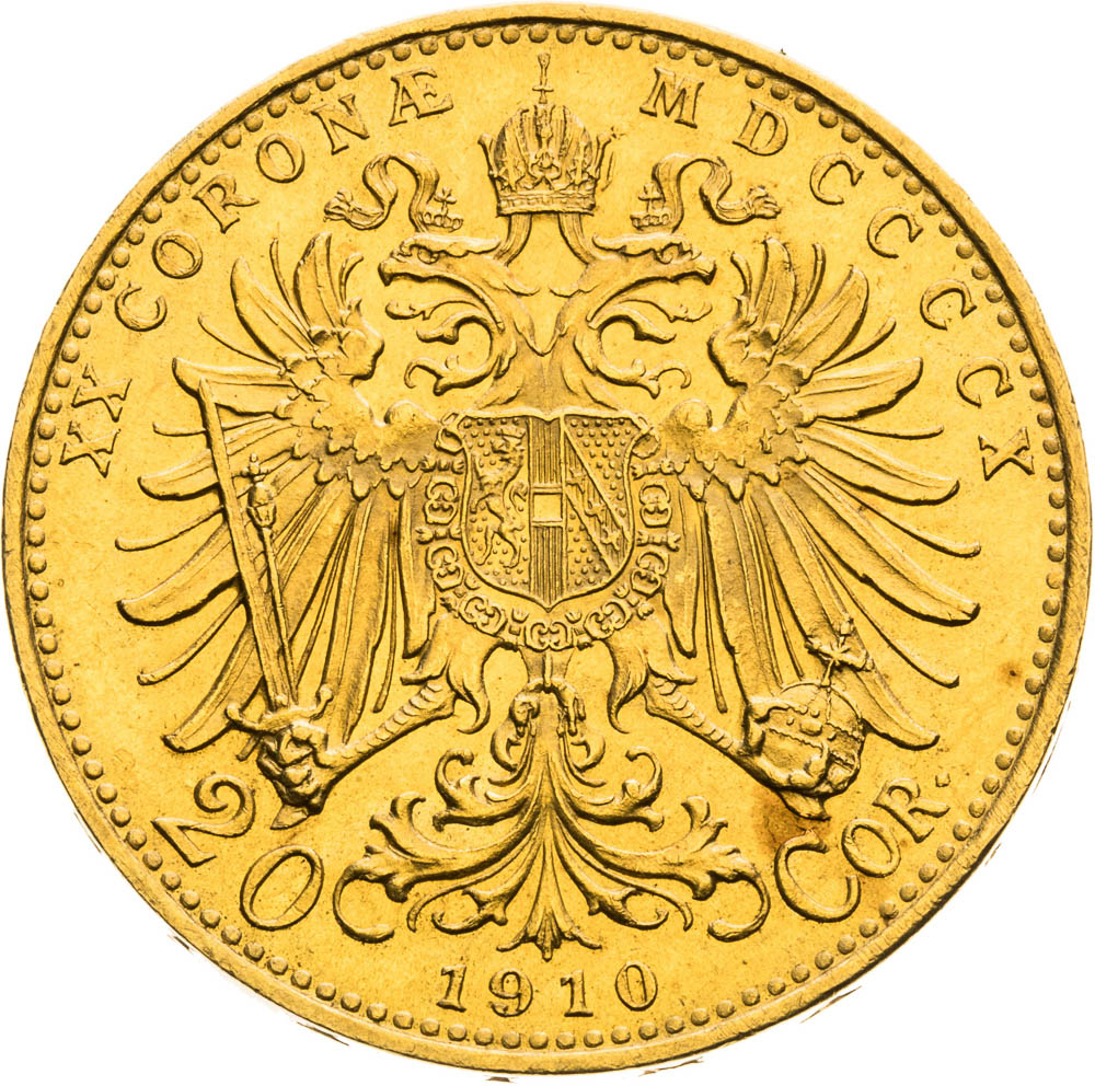 20 Corona 1910 - back