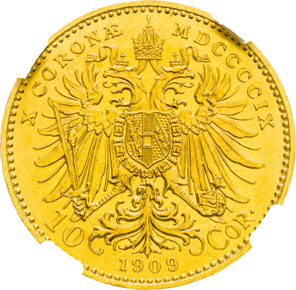 10 Korona 1909 - revers