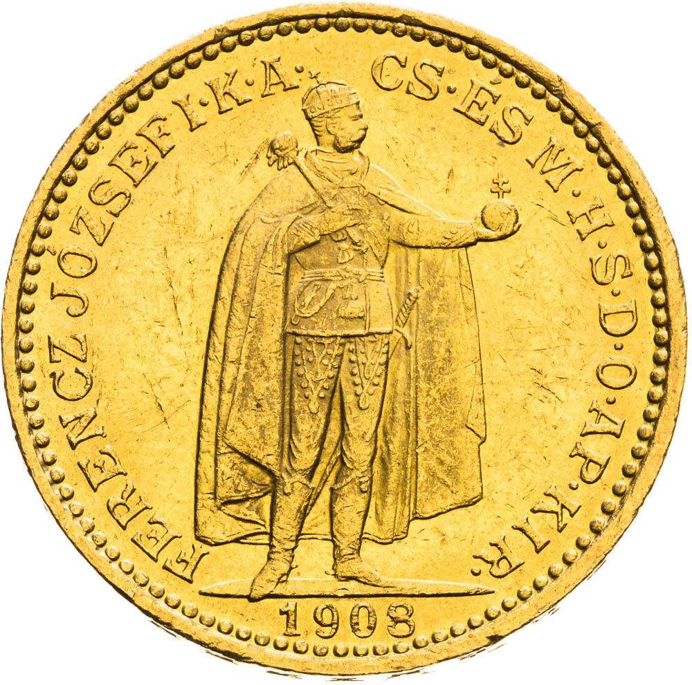 20 Korona 1908 - averz