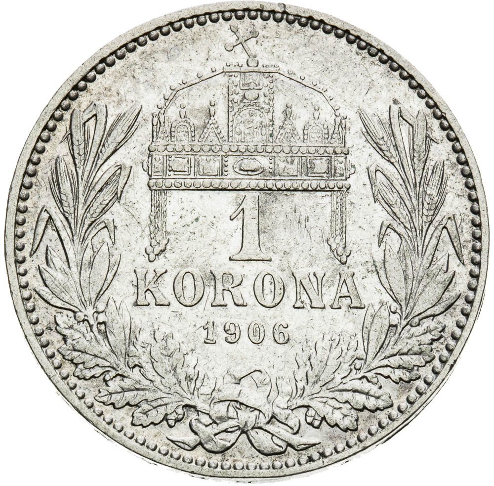 Korona 1906 - revers