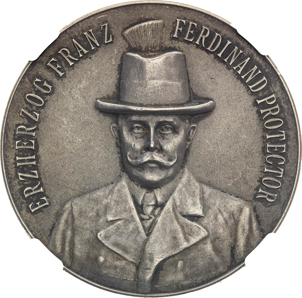 Stříbrná medaile 1907 - avers