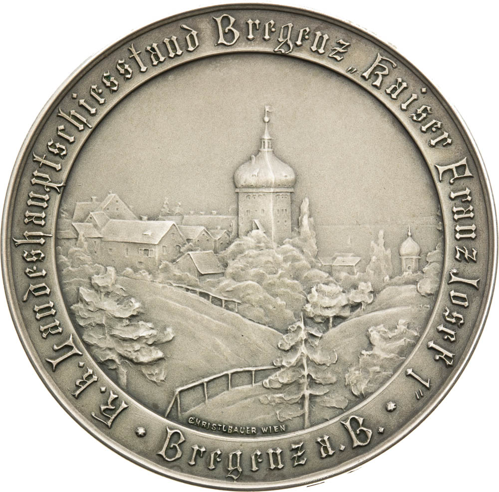 Stříbrná medaile 1908 - revers