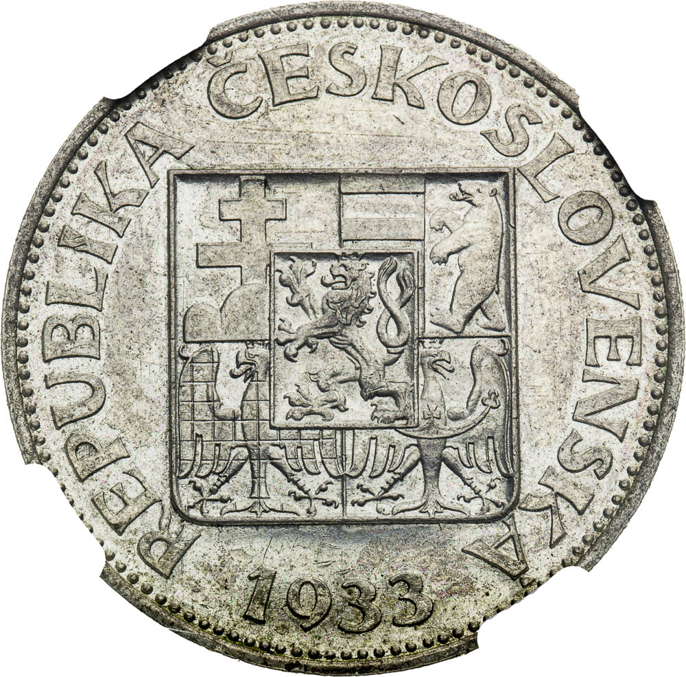 10 Koruna 1933 - front