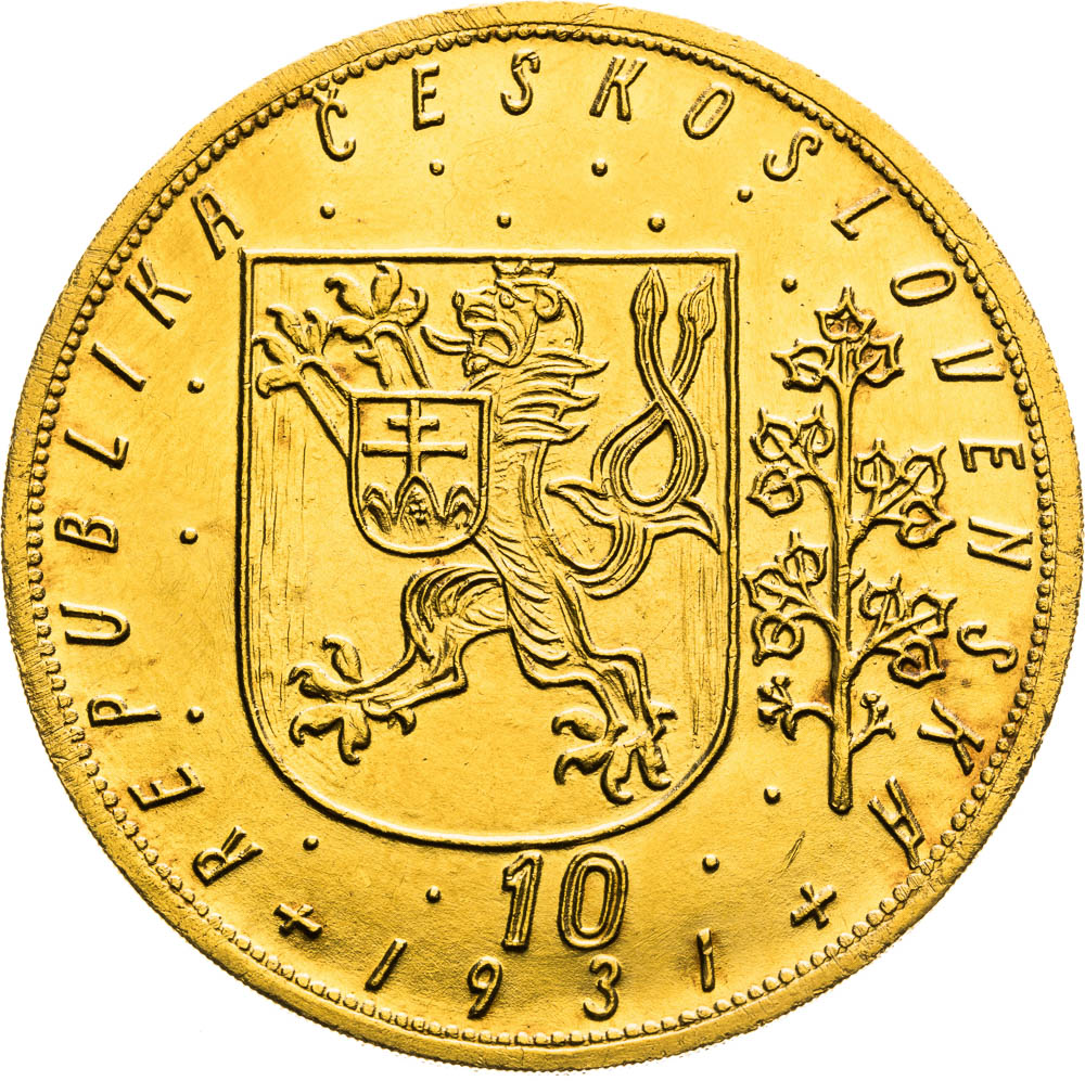 10 Ducats 1931 - back