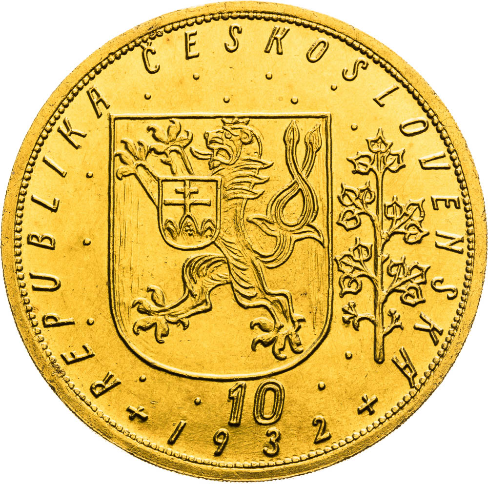 10 Ducats 1932 - back