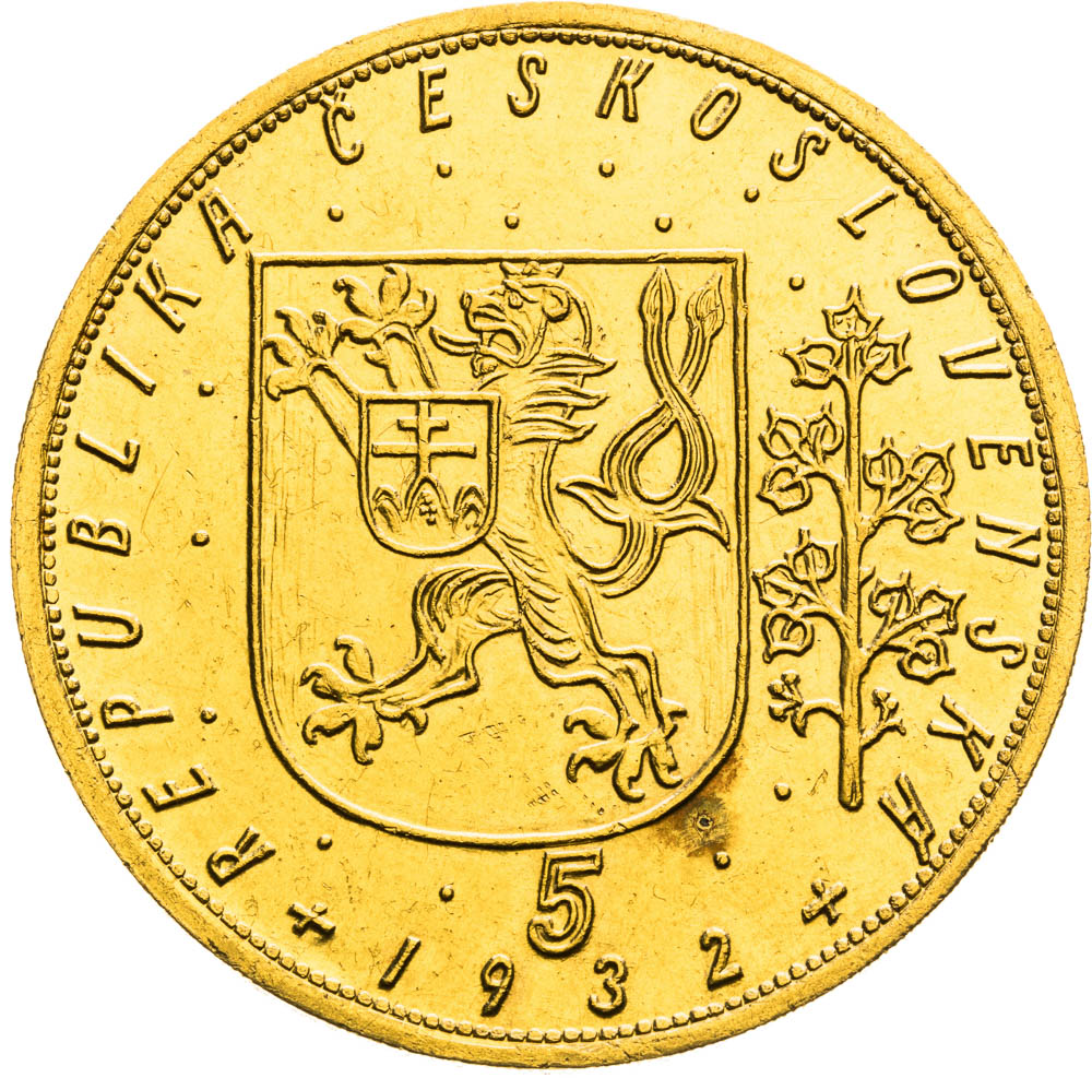 5 Ducats 1932 - back