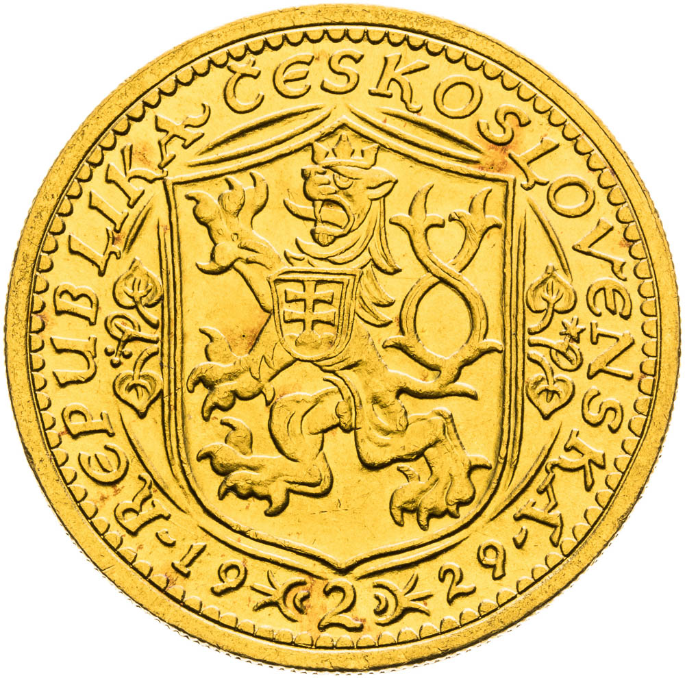 2 Dukát 1929 - revers