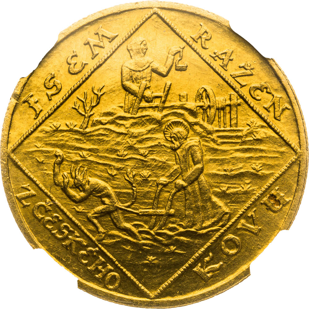 Gold medal 1928 (4 Ducats) - front
