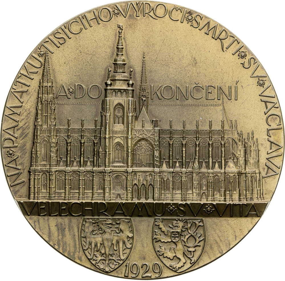 Bronze medal 1929 - back