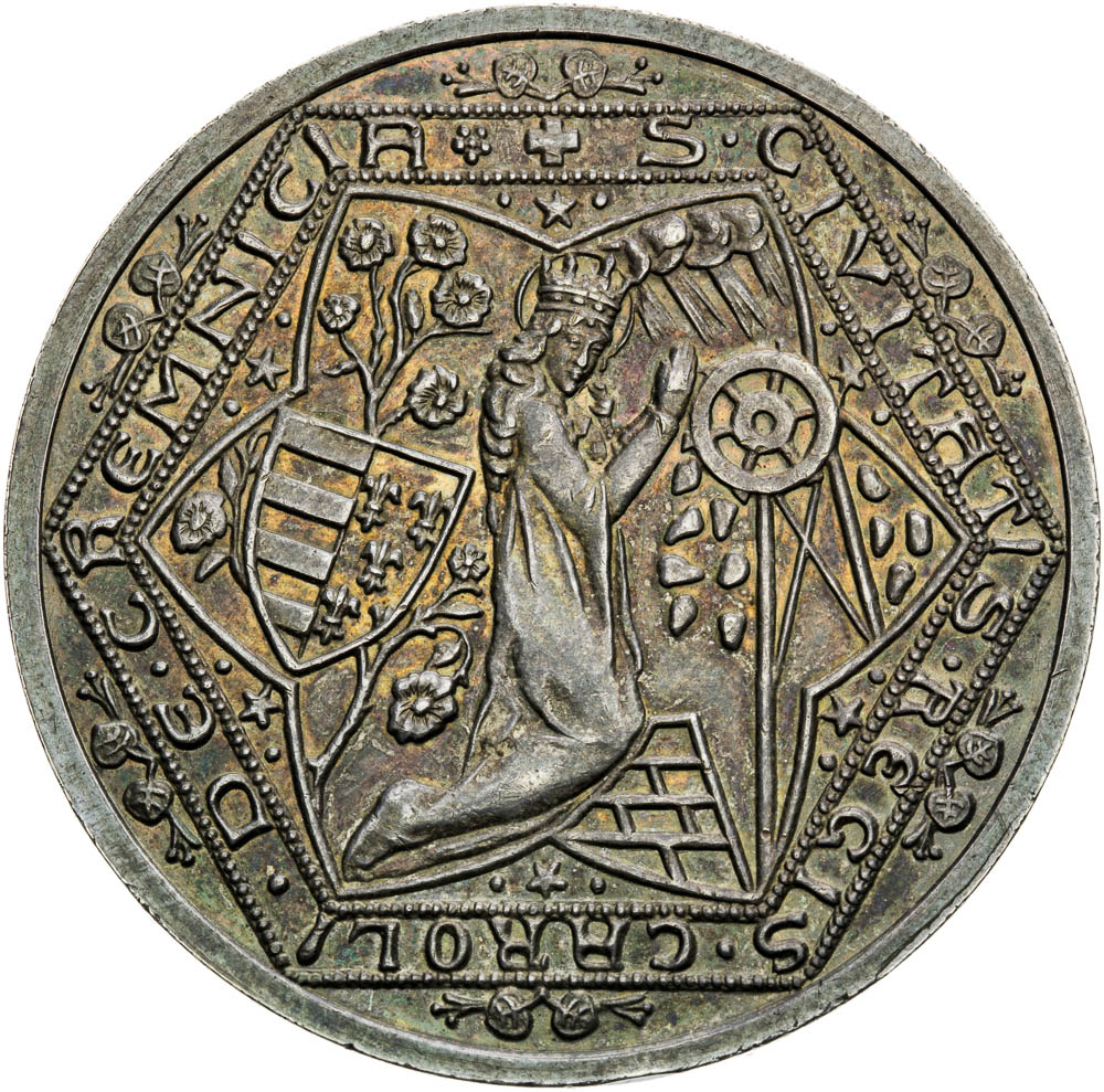 Stříbrná medaile 1934 - avers