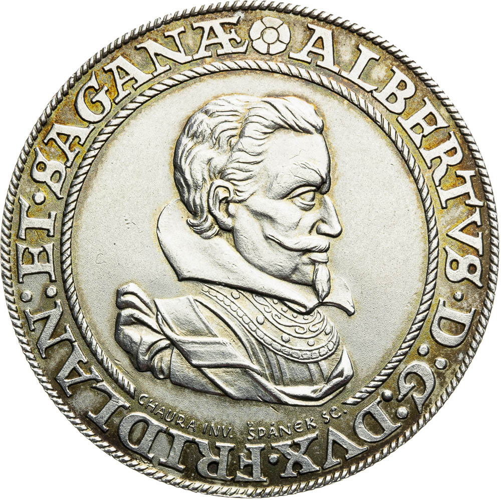 Stříbrná medaile 1934 (matná verze) - avers