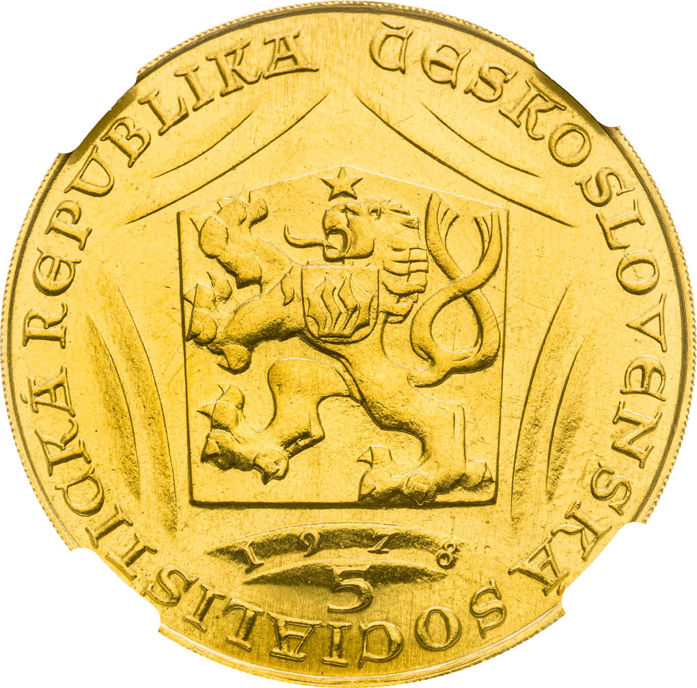 5 Ducats 1978 - front