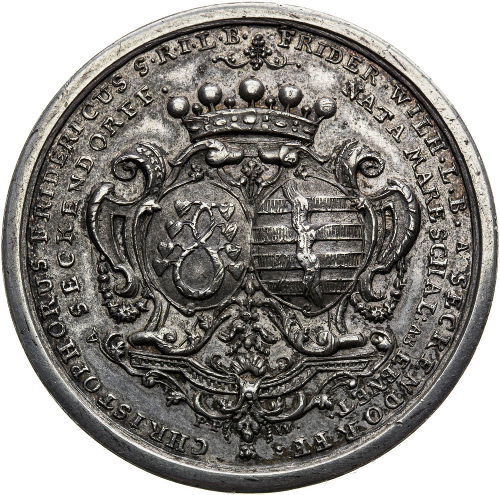 Strieborná medaila 1731 - averz