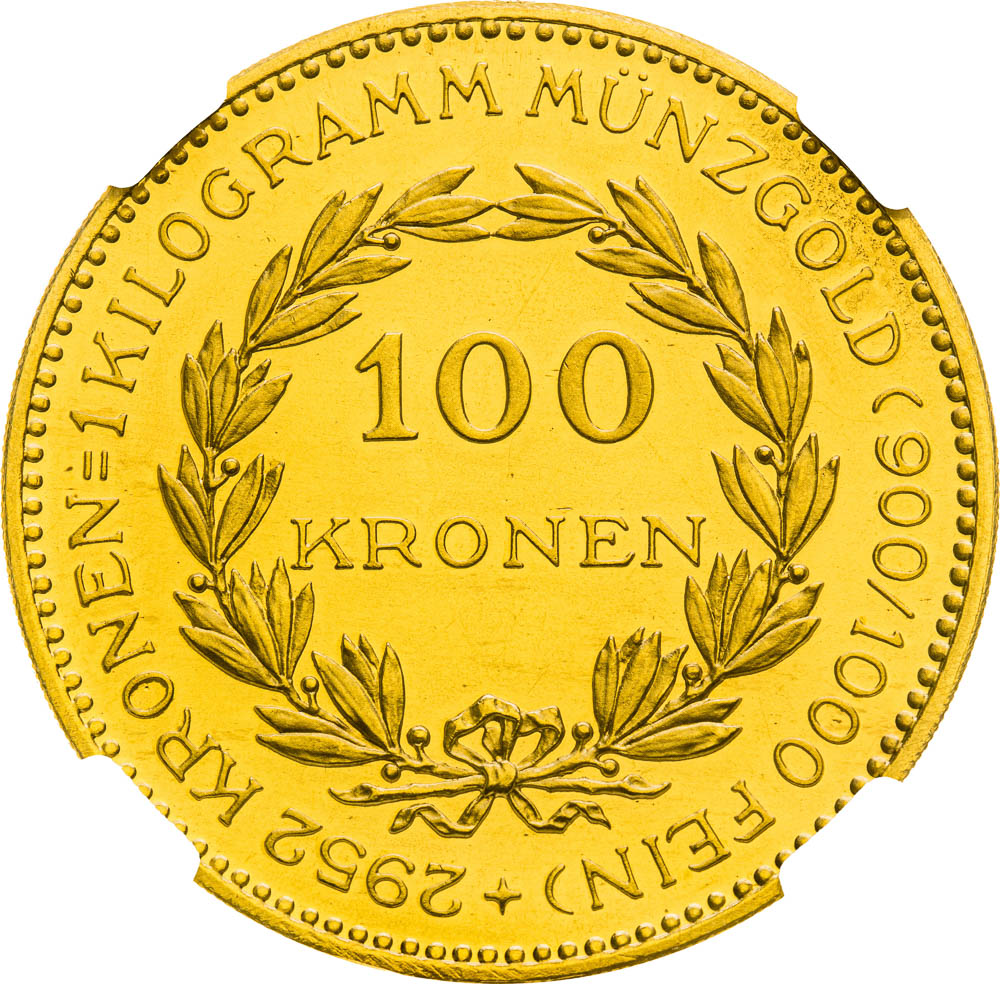 100 Koruna 1924 - revers