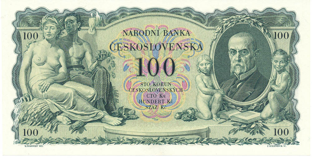 100 Koruna 1931 - back
