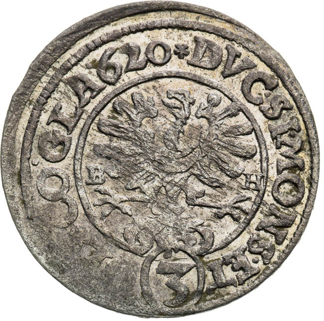 3 Grajciar 1620 - reverz