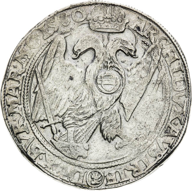Thaler 1580 - back