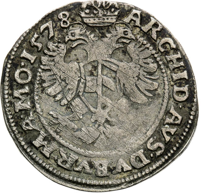 Weissgroschen 1578 - back