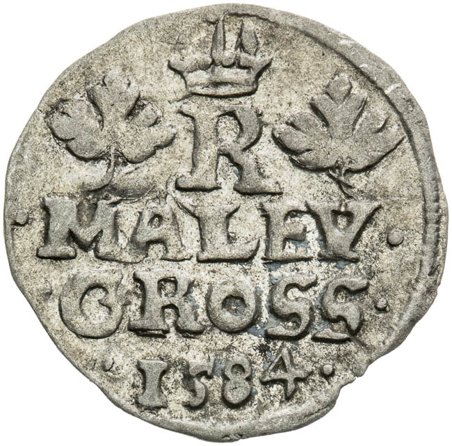 Kleingroschen 1584 - back