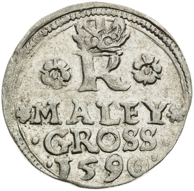 Malý groš 1590 - reverz