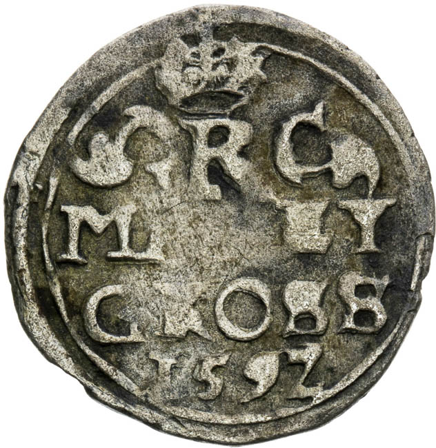 Malý groš 1592 - reverz