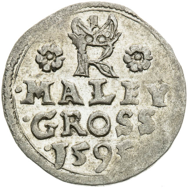 Malý groš 1595 - reverz