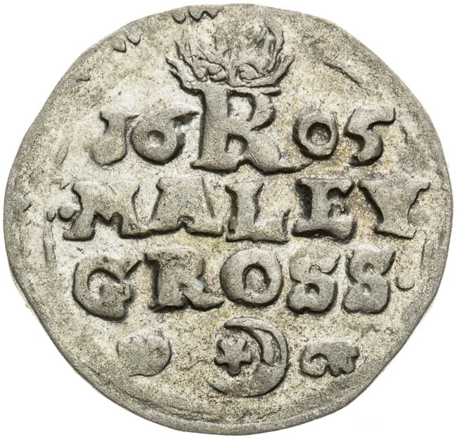 Malý groš 1605 - reverz