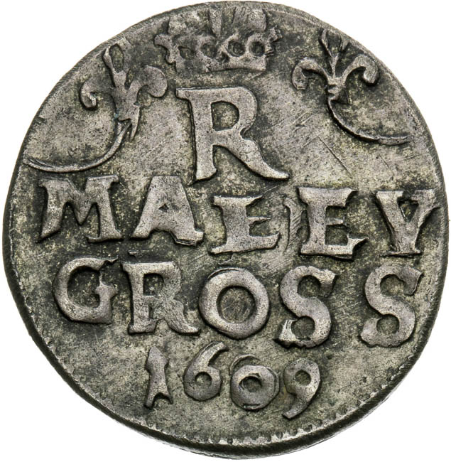 Malý groš 1609 - reverz