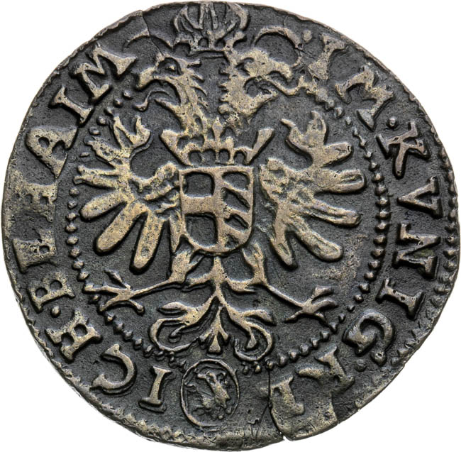 Početní groš 1608 - reverz