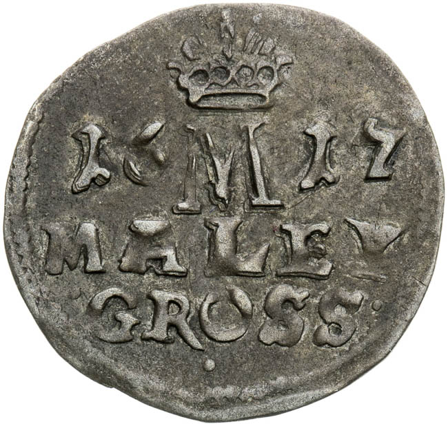 Malý groš 1617 - reverz