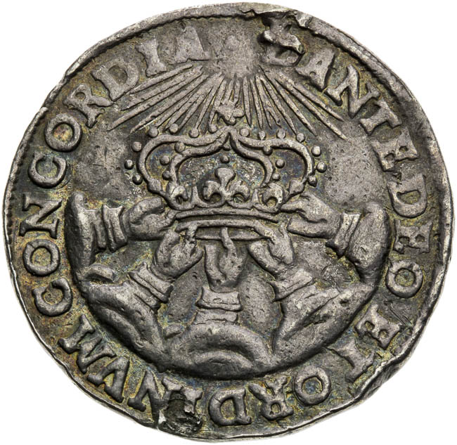 Silver token 1619 - front