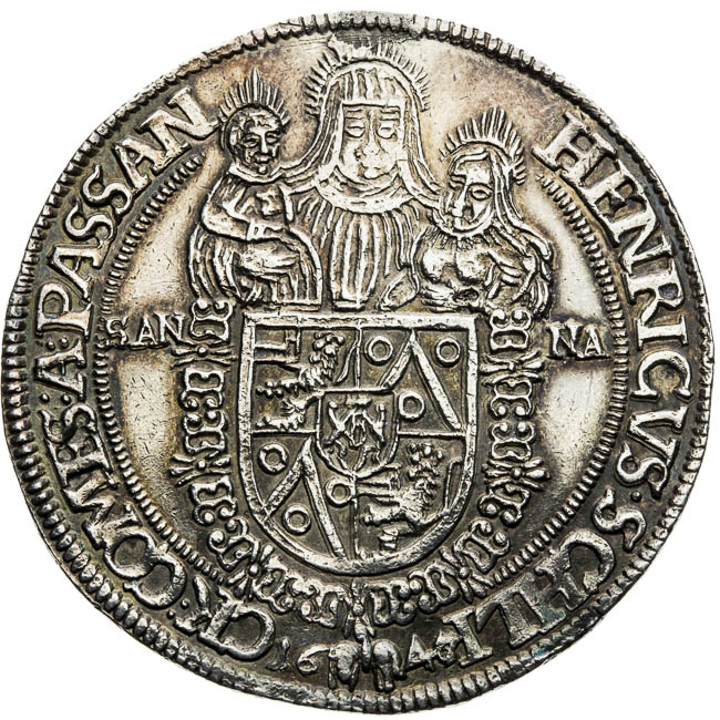Thaler 1647 - back