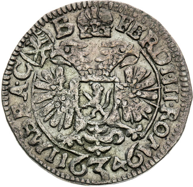 3 Kreutzer 1646 - front