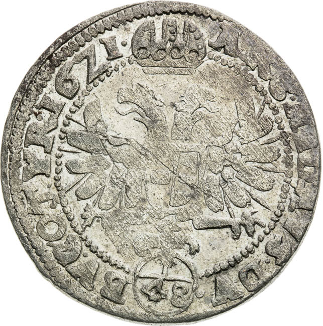 48 Grajciar 1621 - reverz
