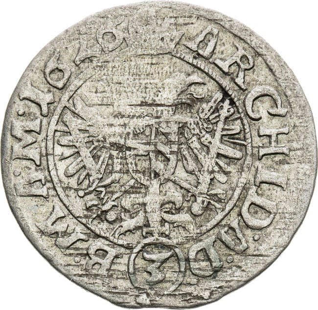 3 Grajciar 1626 - reverz