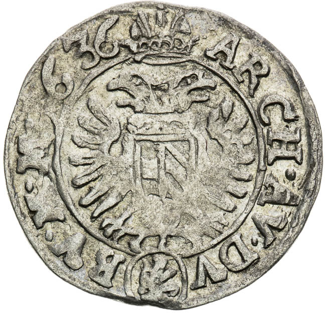 3 Kreutzer 1636 - back