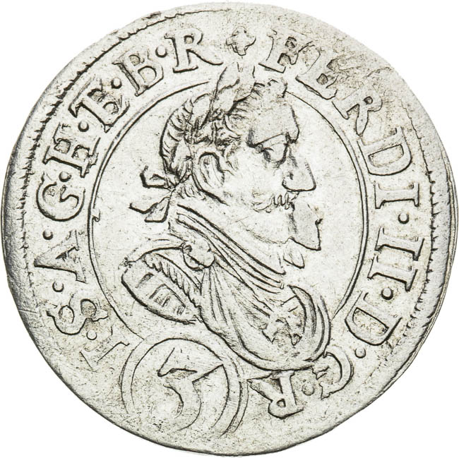 3 Kreutzer 1636 - front