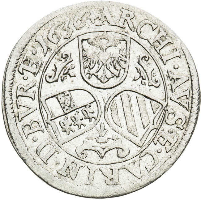 3 Kreutzer 1636 - back