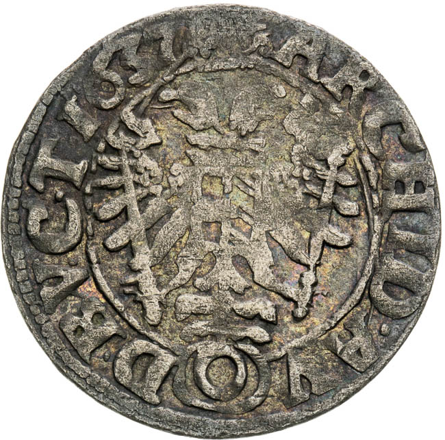 3 Grajciar 1637 - reverz