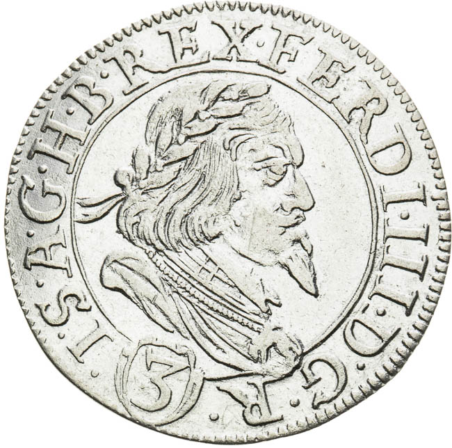 3 Grajciar 1649 - averz