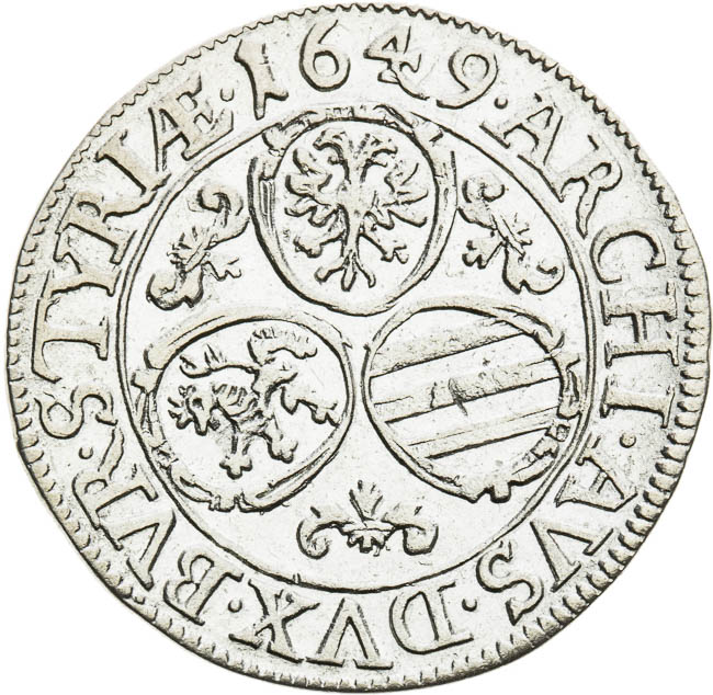 3 Grajciar 1649 - reverz