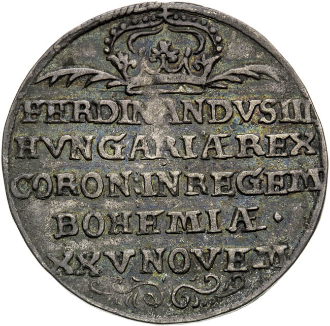 Silver token 1627 - front