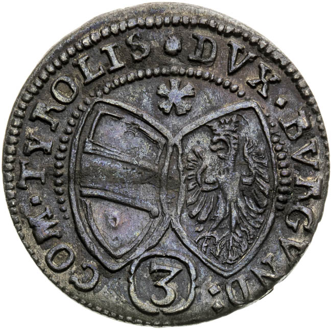 3 Kreutzer 1640 - back