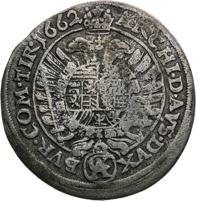 XV Kreutzer 1662 - back