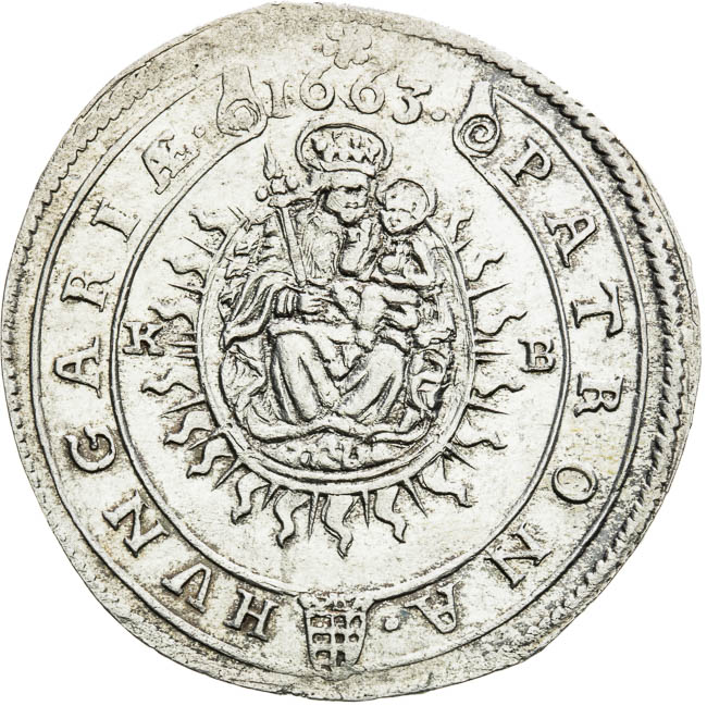 XV Kreutzer 1663 - back