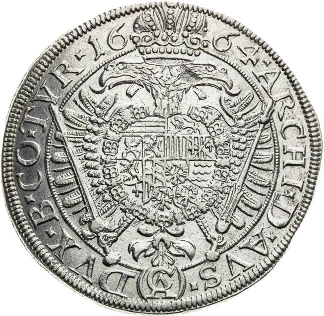 XV Kreutzer 1664 - back