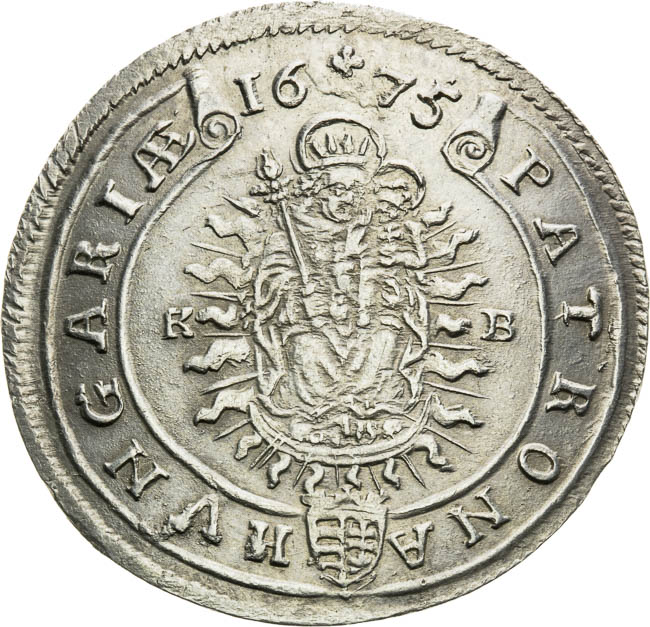 XV Kreutzer 1675 - back