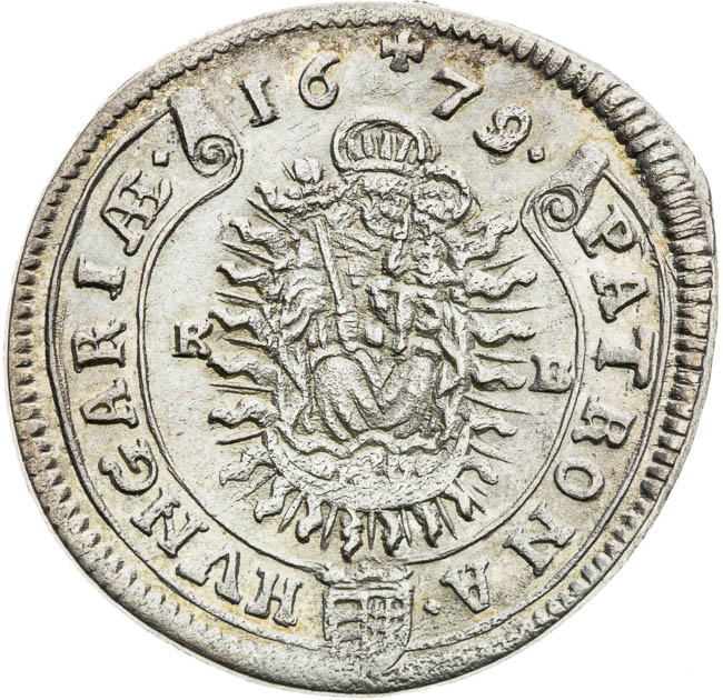 XV Kreutzer 1679 - back
