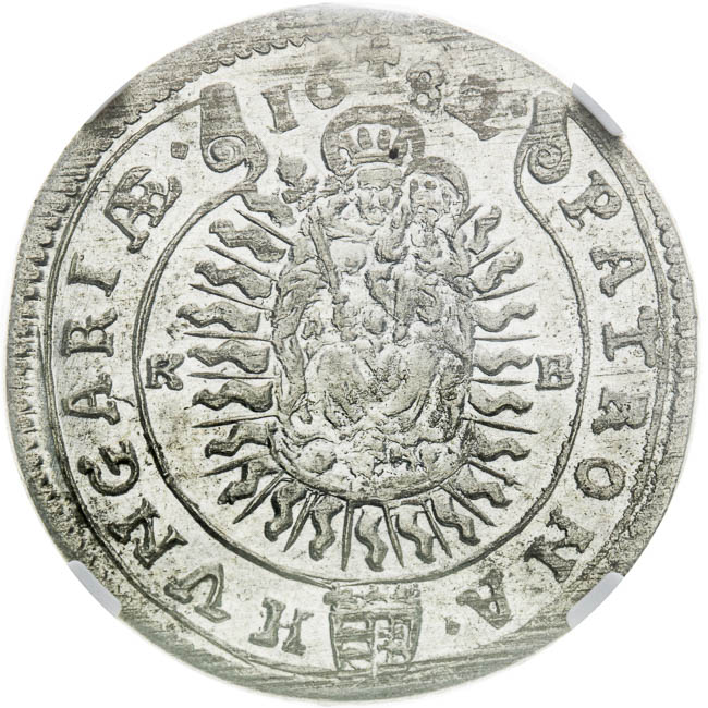 XV Kreutzer 1682 - back
