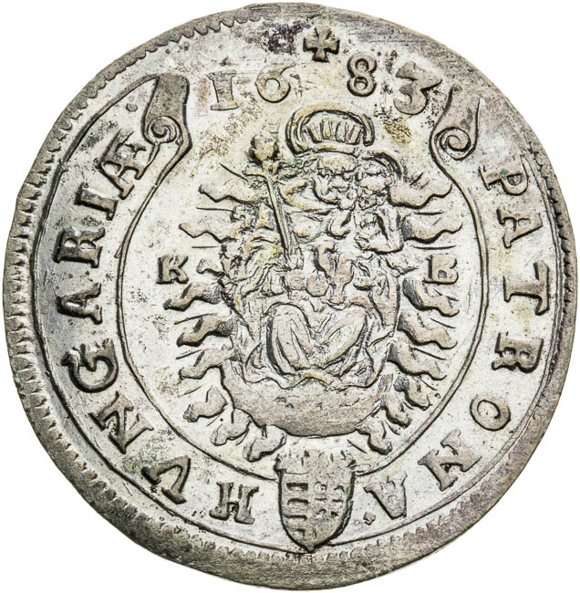 XV Kreutzer 1683 - back